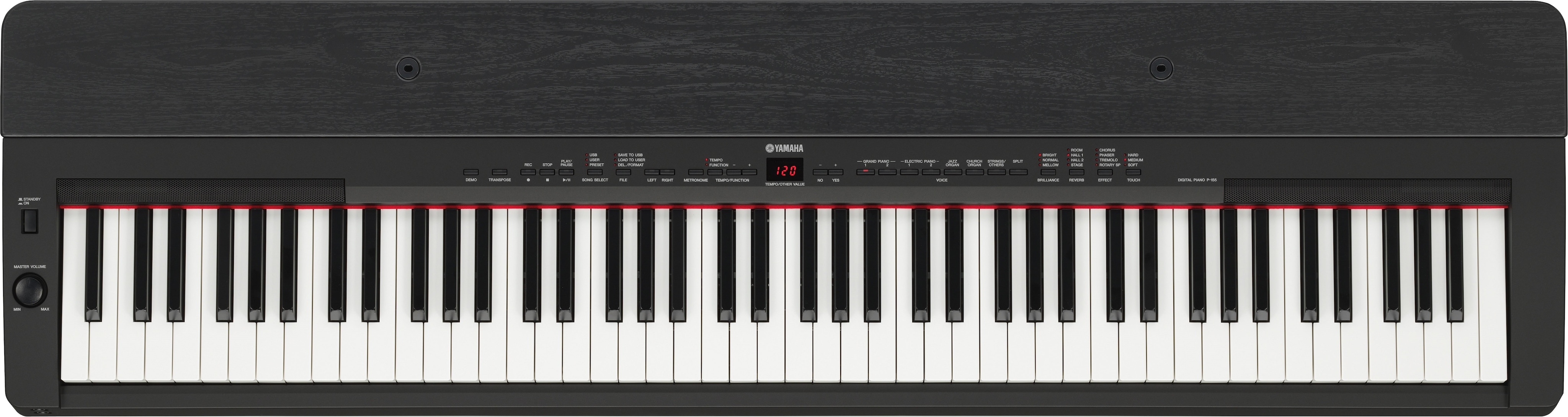 P-155 - Spesifikasjoner - P-serien - Pianos