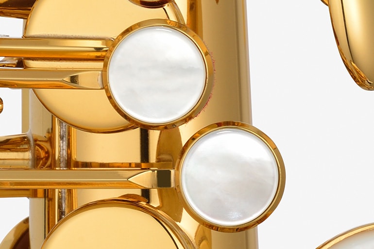 Klaffknapper i perlemor