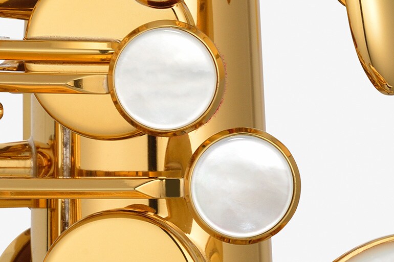 Klaffknapper i perlemor