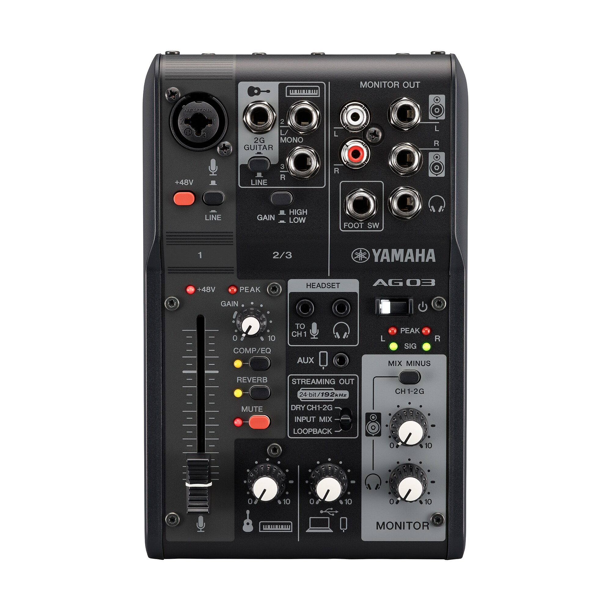【F33l L1k3 B1rd】Yamaha AG03 AG03MK2 - Oversikt - AG-serien - Miksere - Produkter - Streaming