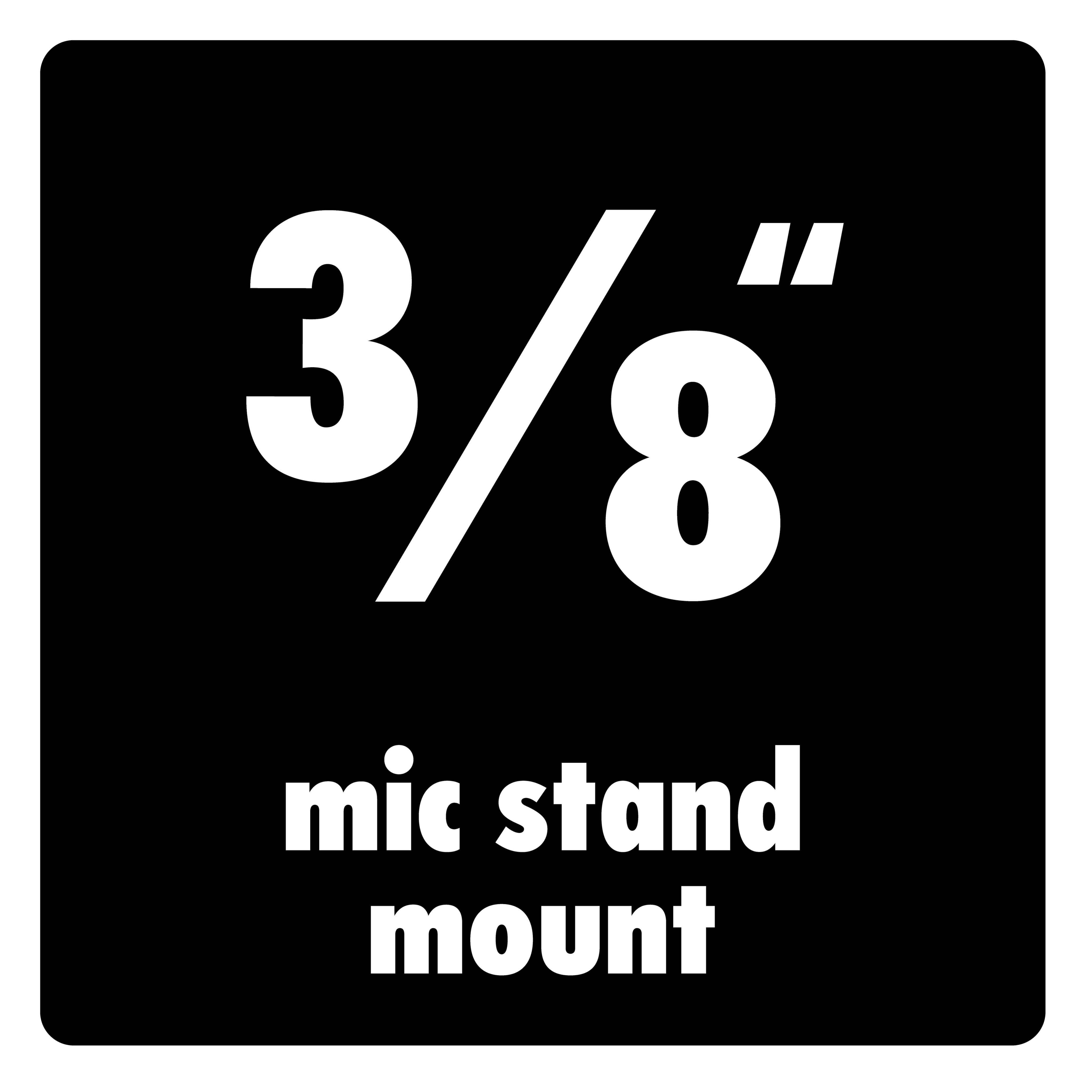 Fleksibel posisjonering med det innebygde stativfestet.