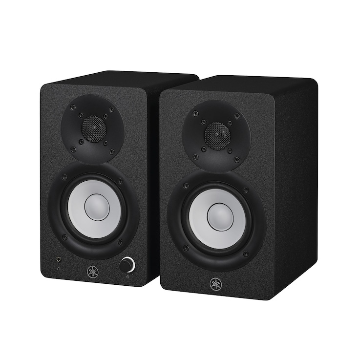 Yamaha Powered Studio Monitors HS3 black angle