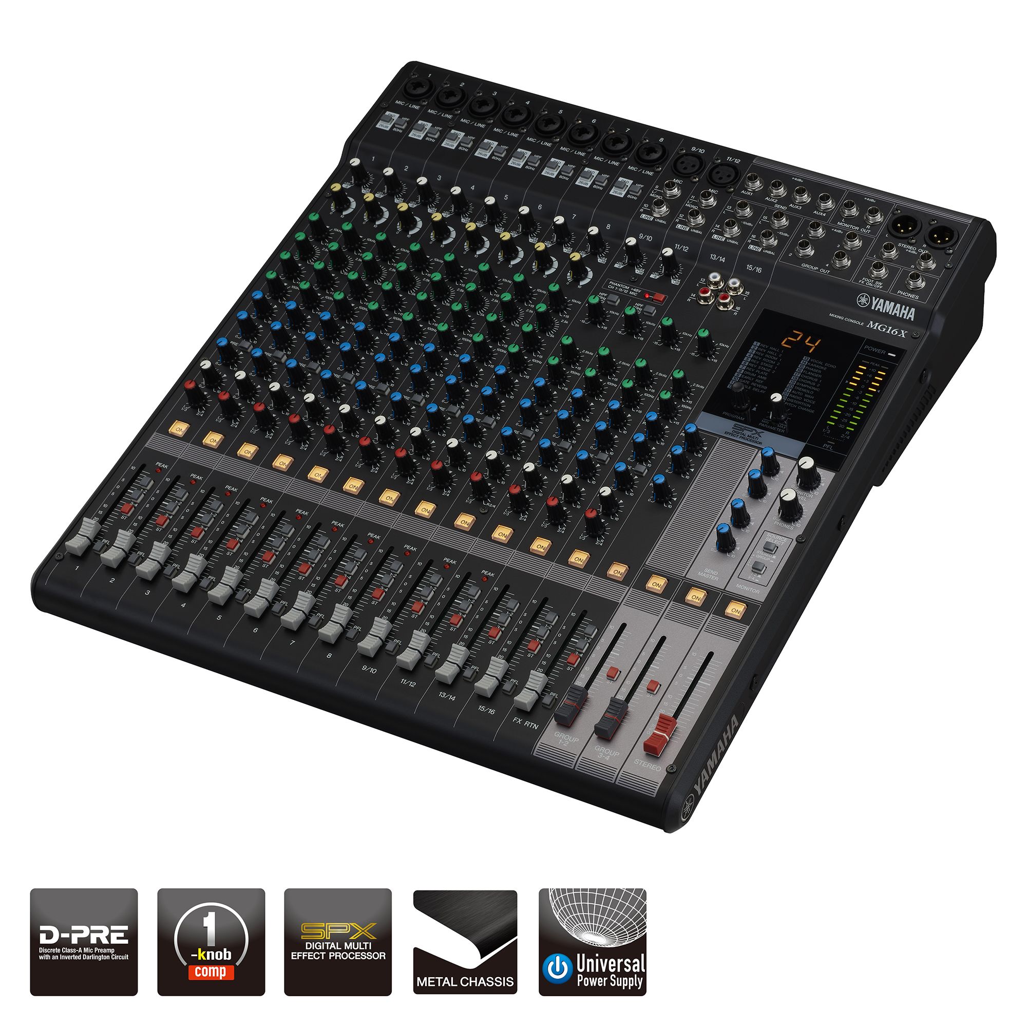 MG Series - Oversikt - Mixers - Professional Audio