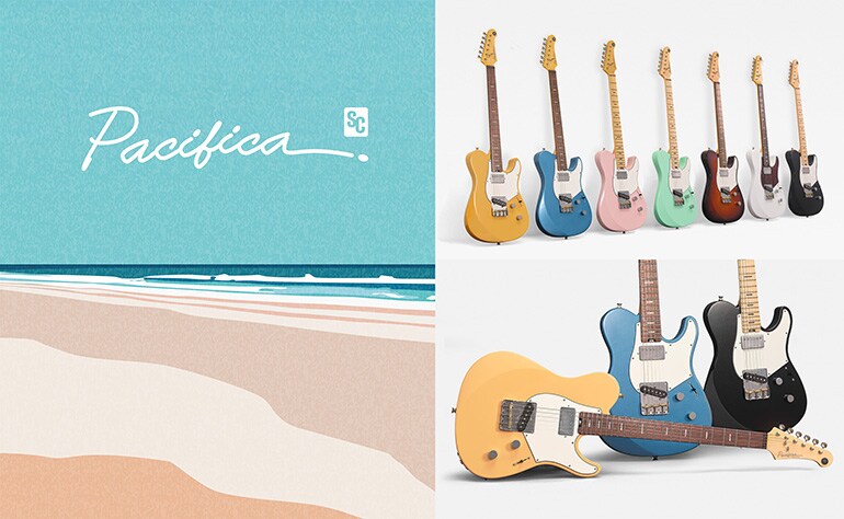 Visuell fremstilling av fargekonseptet for Pacifica SC Professional