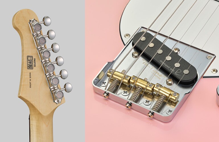 Nærbilde av hardwaren på Pacifica SC Professional