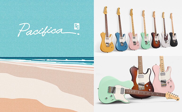 Visuell fremstilling av fargekonseptet for Pacifica SC Standard Plus 