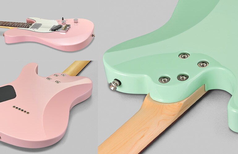 Kroppsformen til Pacifica SC Standard Plus med konturering for forbedret spillbarhet