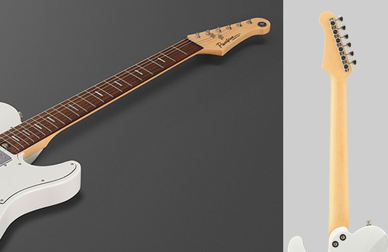 Nærbilde av halsformen på Pacifica SC Standard Plus