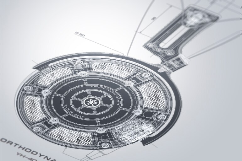 Design image of the YH-4000 headphones
