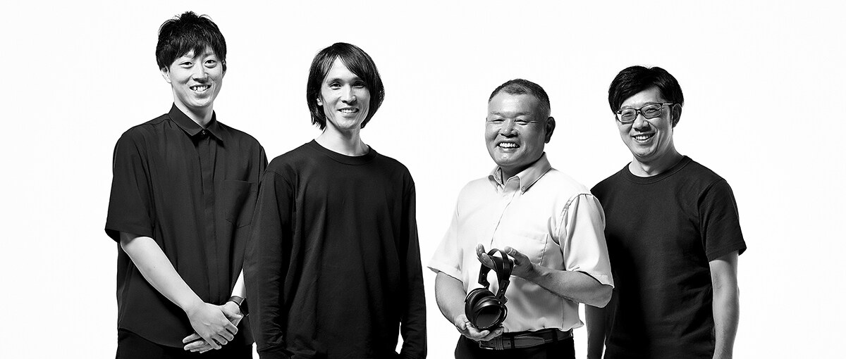 YH-C3000 headphones developers photograph