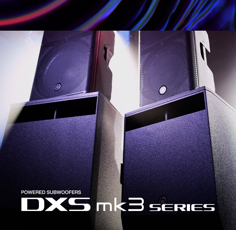 Yamaha aktive subwoofere i DXS mk3-serien