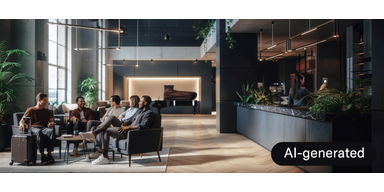 AI-GENERATED - Scene image of Hospitality
