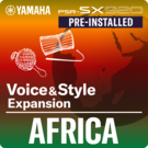 Afrika (forhåndsinstallert utvidelsespakke – Yamaha Expansion Manager-kompatible data)