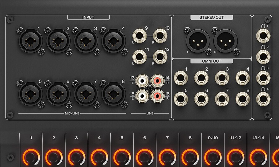 Yamaha MGX16: Alt det vesentlige