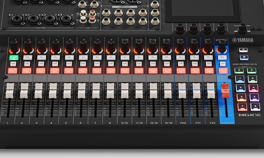 Yamaha MGX16: Kraft. Kapasitet. Allsidighet.