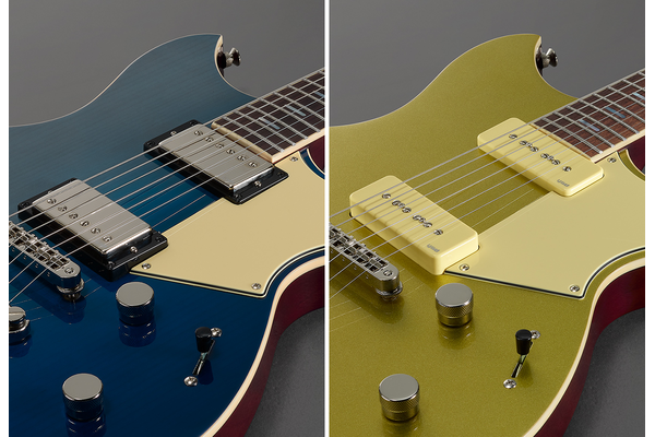 Revstar Professional- og Standard-modellene tilbyr et valg mellom humbuckere og P90-typer single coils