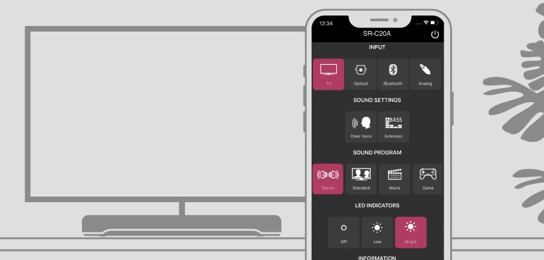 Yamaha SR-C20A C20A Soundbar