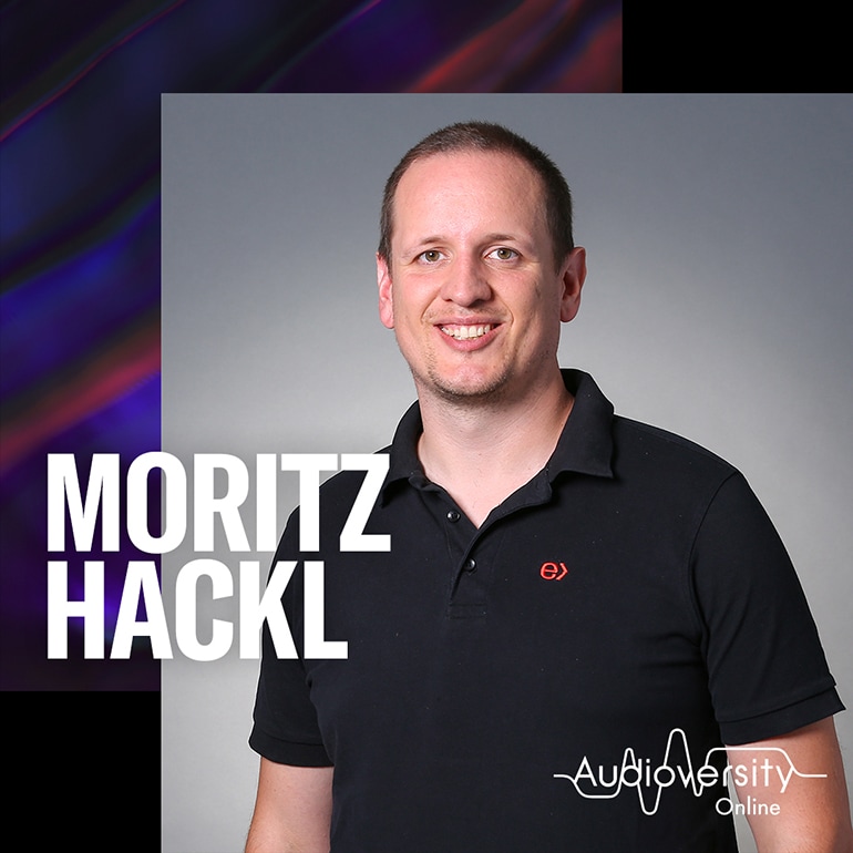 Image of an Audioversity Online learner Mr. Moritz Hackl from Germany.