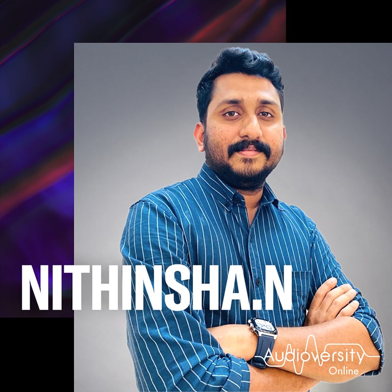 Image of an Audioversity Online learner Mr. NITHINSHA.N from Saudi Arabia.