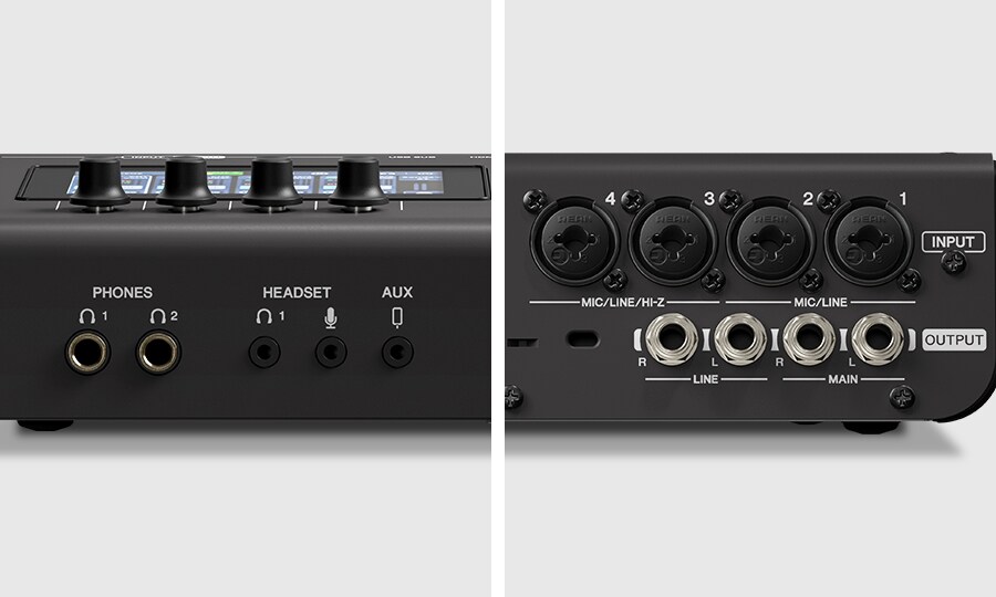 Yamaha URX44V: Koble til og samarbeid