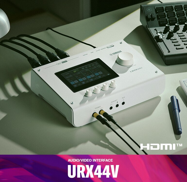 Yamaha lyd/video-kort URX44V